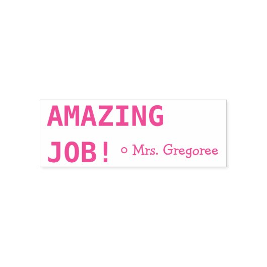 Motivering van "AMAZING JOB!" Rubberstempel Zelfinktende Stempel (Design)