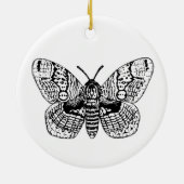 Motivering van Brahmin Keramisch Ornament (Achterkant)