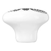 Motivering van Brahmin Keramische Knop (Zijkant)