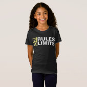 Motivering van geen regels t-shirt (Voorkant volledig)