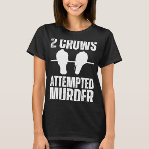 Motivering van het moeraskruid Ravens Bird Crow on T-shirt