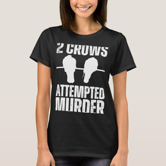 Motivering van het moeraskruid Ravens Bird Crow on T-shirt (Voorkant)