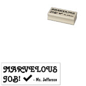 Motivering van "MARVELOUS JOB!" Leraar Rubber Stam Rubberstempel (Gestempeld)