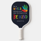 Motivering van moeder op dag pickleball paddle (Voorkant)