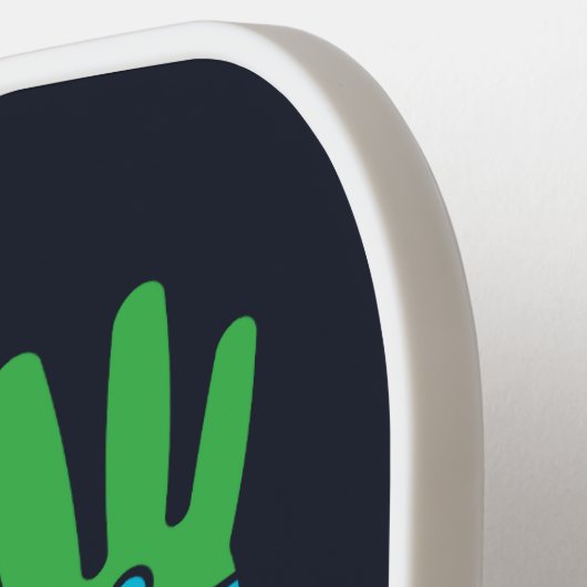 Motivering van moeder op dag pickleball paddle (Links Detail)