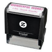 Motivering van "WONDERLIJK WERK!" Leraar Rubber St Zelfinktende Stempel (Product)