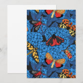 Motivering voor blauwe hydrangea (Voorkant / Achterkant)