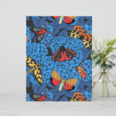 Motivering voor blauwe hydrangea (Staand voorkant)