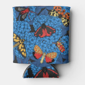 Motivering voor blauwe hydrangea blikjeskoeler (Voorkant)