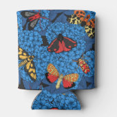 Motivering voor blauwe hydrangea blikjeskoeler (Achterkant)