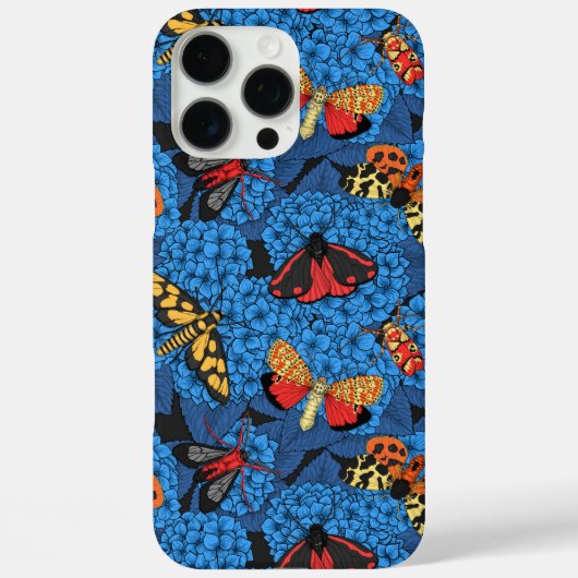 Motivering voor blauwe hydrangea Case-Mate iPhone case (Achterkant)