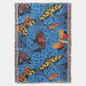 Motivering voor blauwe hydrangea deken (Voorkant Verticaal)