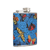 Motivering voor blauwe hydrangea heupfles (Rechts)