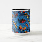 Motivering voor blauwe hydrangea mok (Midden)