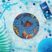 Motivering voor blauwe hydrangea papieren bordje (Feest)