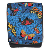 Motivering voor blauwe hydrangea rugtassen (Voorkant)