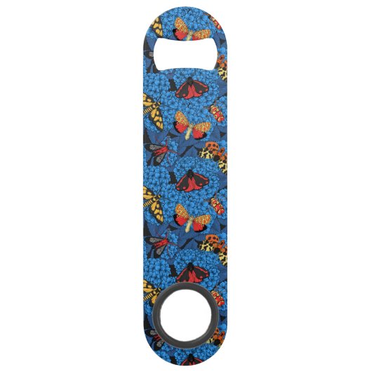 Motivering voor blauwe hydrangea speed flessenopener (Voorkant)