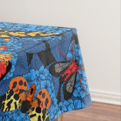 Motivering voor blauwe hydrangea tafelkleed (Voorbeeld)