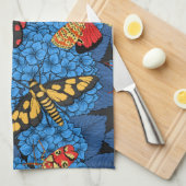 Motivering voor blauwe hydrangea theedoek (Quarter Fold)