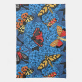 Motivering voor blauwe hydrangea theedoek (Verticaal)