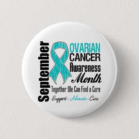 Motivering voor ovariumkanker ronde button 5,7 cm (Voorkant)