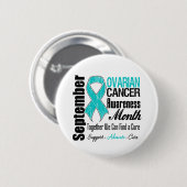 Motivering voor ovariumkanker ronde button 5,7 cm (Voorkant /achterkant)