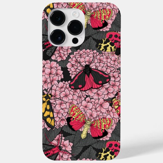 Motivering voor roze hydrangea Case-Mate iPhone case (Achterkant)
