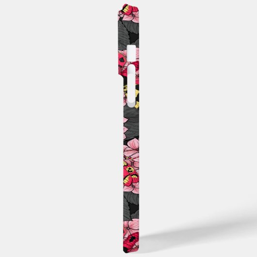Motivering voor roze hydrangea Case-Mate iPhone case (Achterkant / Links)