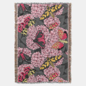 Motivering voor roze hydrangea deken (Voorkant Verticaal)