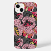 Motivering voor roze hydrangea iPhone hoesje (Achterkant)