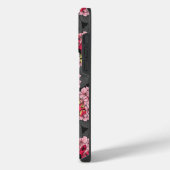 Motivering voor roze hydrangea iPhone hoesje (Linkerkant)