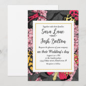 Motivering voor roze hydrangea kaart (Voorkant / Achterkant)