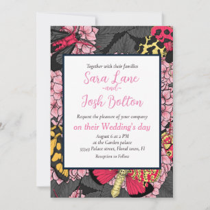 Motivering voor roze hydrangea kaart