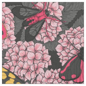 Motivering voor roze hydrangea stof (Close Up)