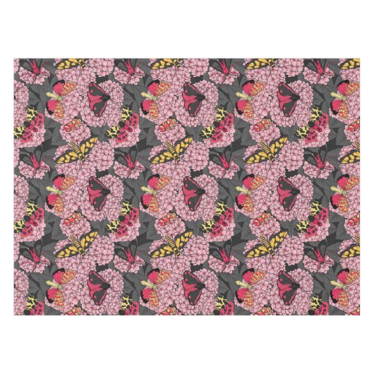 Motivering voor roze hydrangea tafelkleed (Voorkant (Horizontaal))