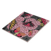 Motivering voor roze hydrangea tegeltje (Zijkant)