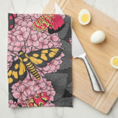 Motivering voor roze hydrangea theedoek (Quarter Fold)