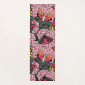 Motivering voor roze hydrangea yogamat (Achterkant)