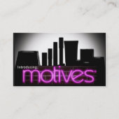 Motives Cosmetics Distributor Visitekaartje (Voorkant)