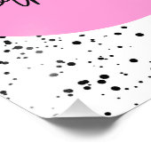 Motivierendes Poster 'Dream Big, Work Hard'  (Hoek)