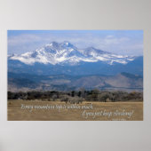 Motiviteitsgebergte Poster (Voorkant)