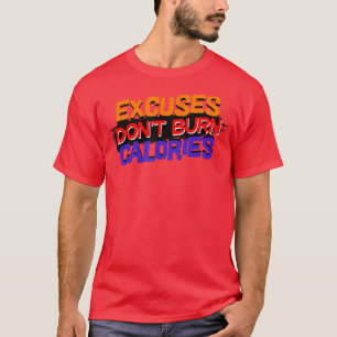Motiviteitsverklaring fitness Workout Body T-shirt