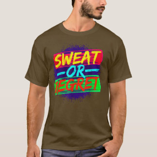 Motiviteitsverklaring fitnesstraining Gym T-shirt