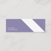motivo geométrico moderno minimalista lavanda  mini visitekaartje (Voorkant)