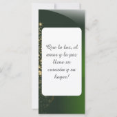 Motivo navideño verde con arbol de navidad. V2.0 (Achterkant)