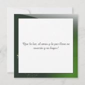 Motivo navideño verde con arbol de navidad. V2.0 (Achterkant)