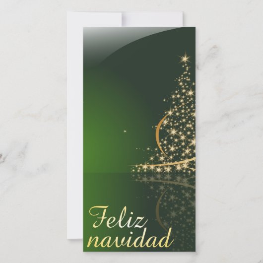 Motivo navideño verde con arbol de navidad. V2.0 (Voorkant)
