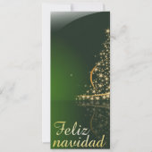 Motivo navideño verde con arbol de navidad. V2.0 (Voorkant)