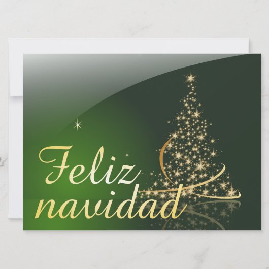 Motivo navideño verde con arbol de navidad. V2.0 (Voorkant)