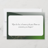 Motivo navideño verde con arbol de navidad. V2.0 (Achterkant)